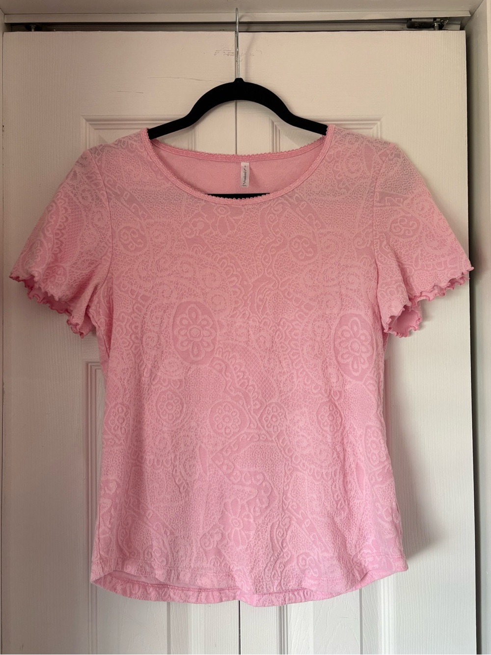 Passport Pink Jacquard Short Sleeve Tee